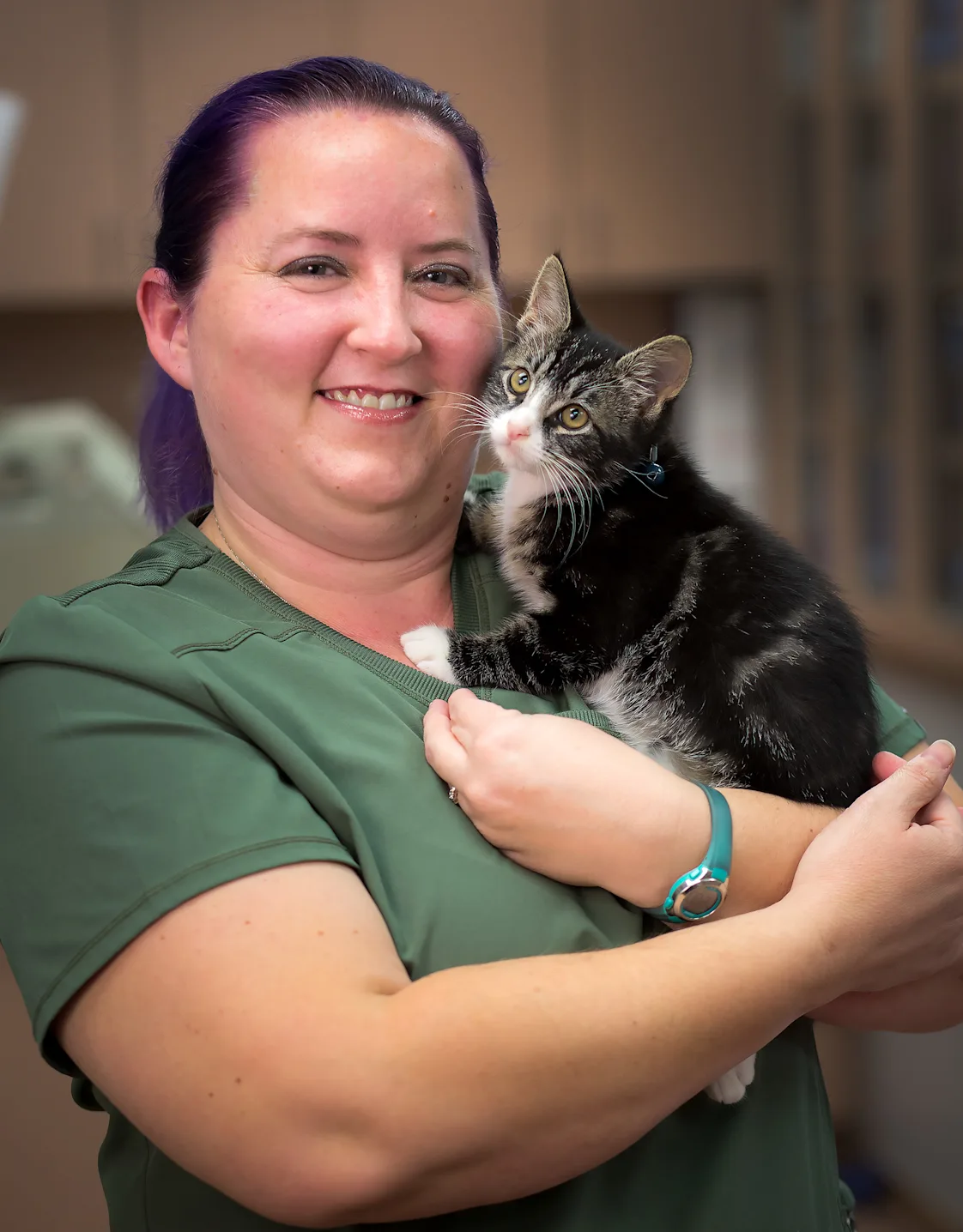 Ptiah holding a cat Ptiah holding a cat