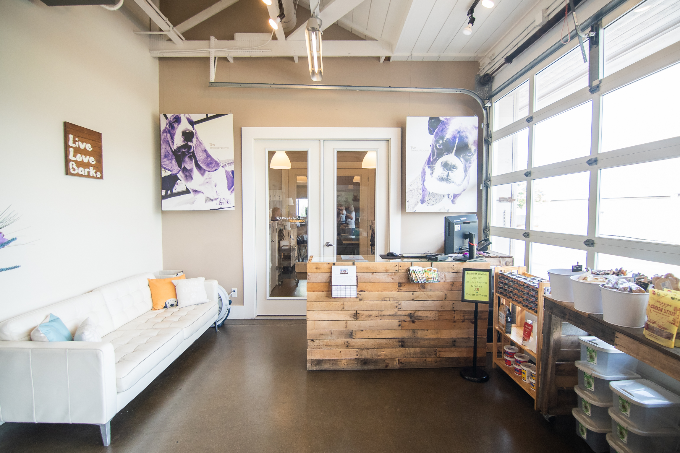 Breed Above Lobby Area