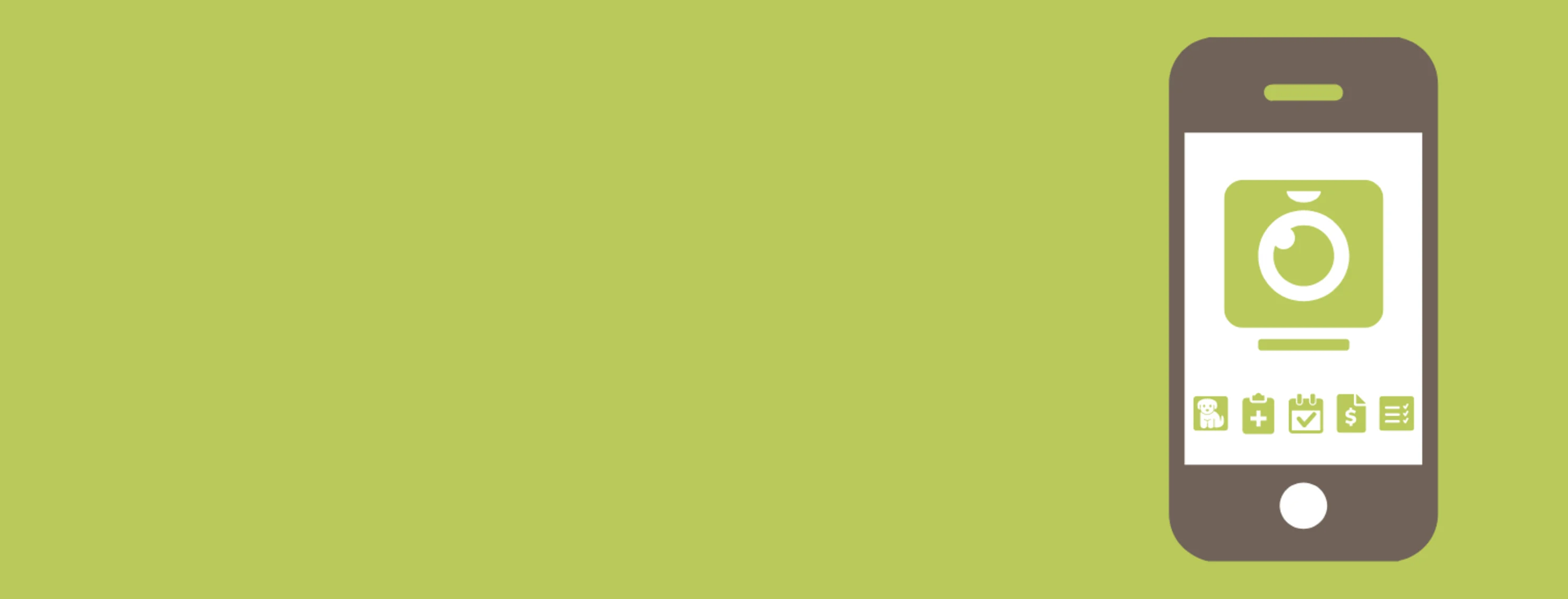 Drawing of a smart phone highlighting a web cam icon Drawing of a smart phone highlighting a web cam icon