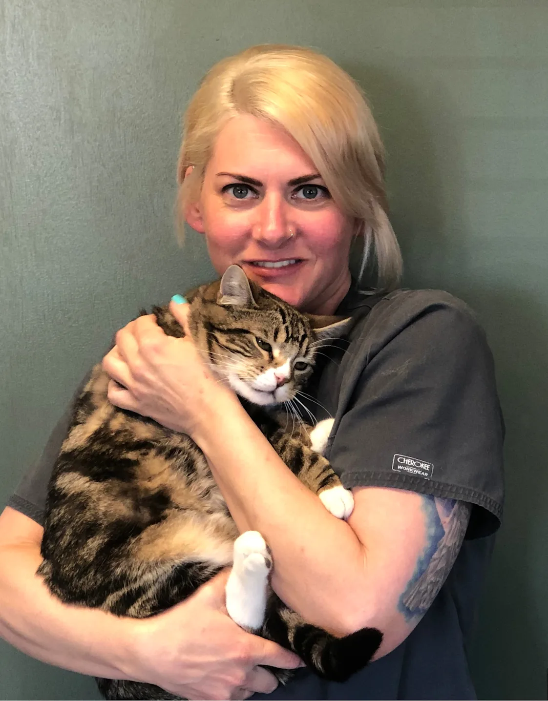 Cindi with her twin boys Cindi with her twin boys