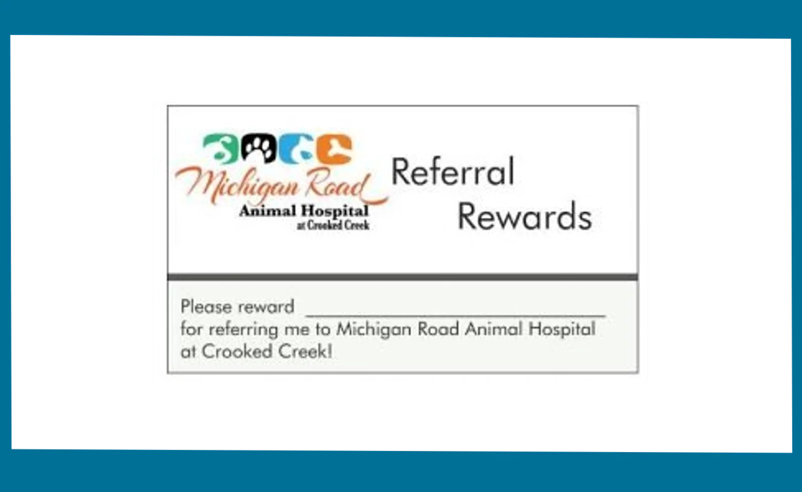 Referral Rewards card Referral Rewards card
