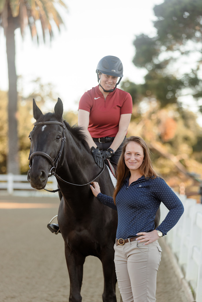 Dr.Yacom and show jumping client