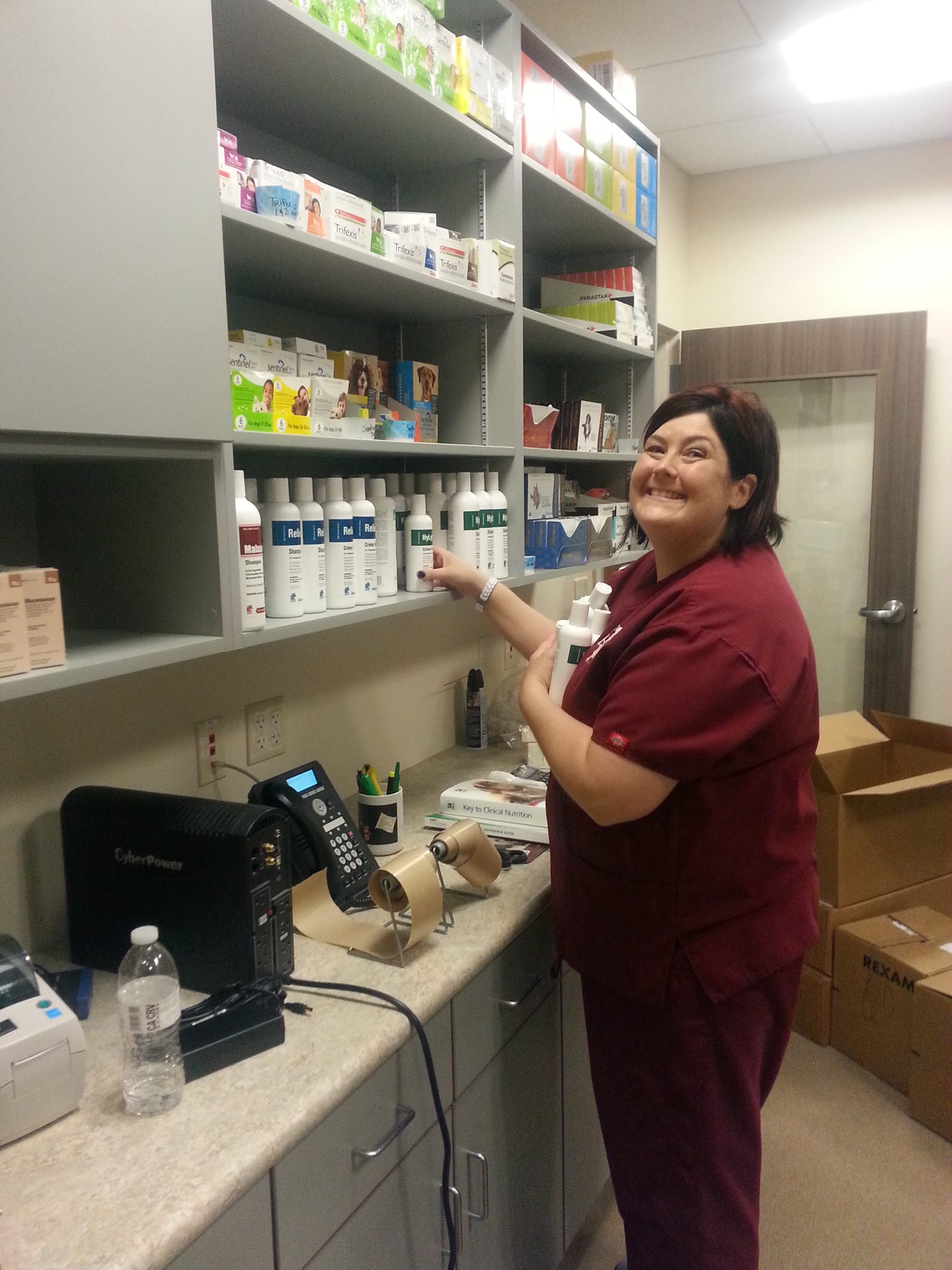 Pharmacy area of the hospital
