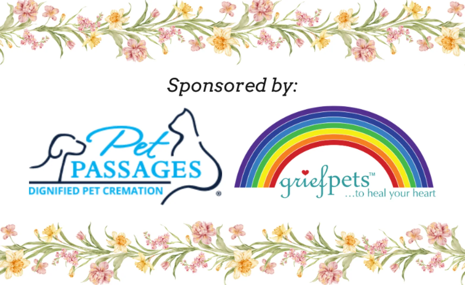 Monthly Pet Loss Support Group with Pet Passages Monthly Pet Loss Support Group with Pet Passages