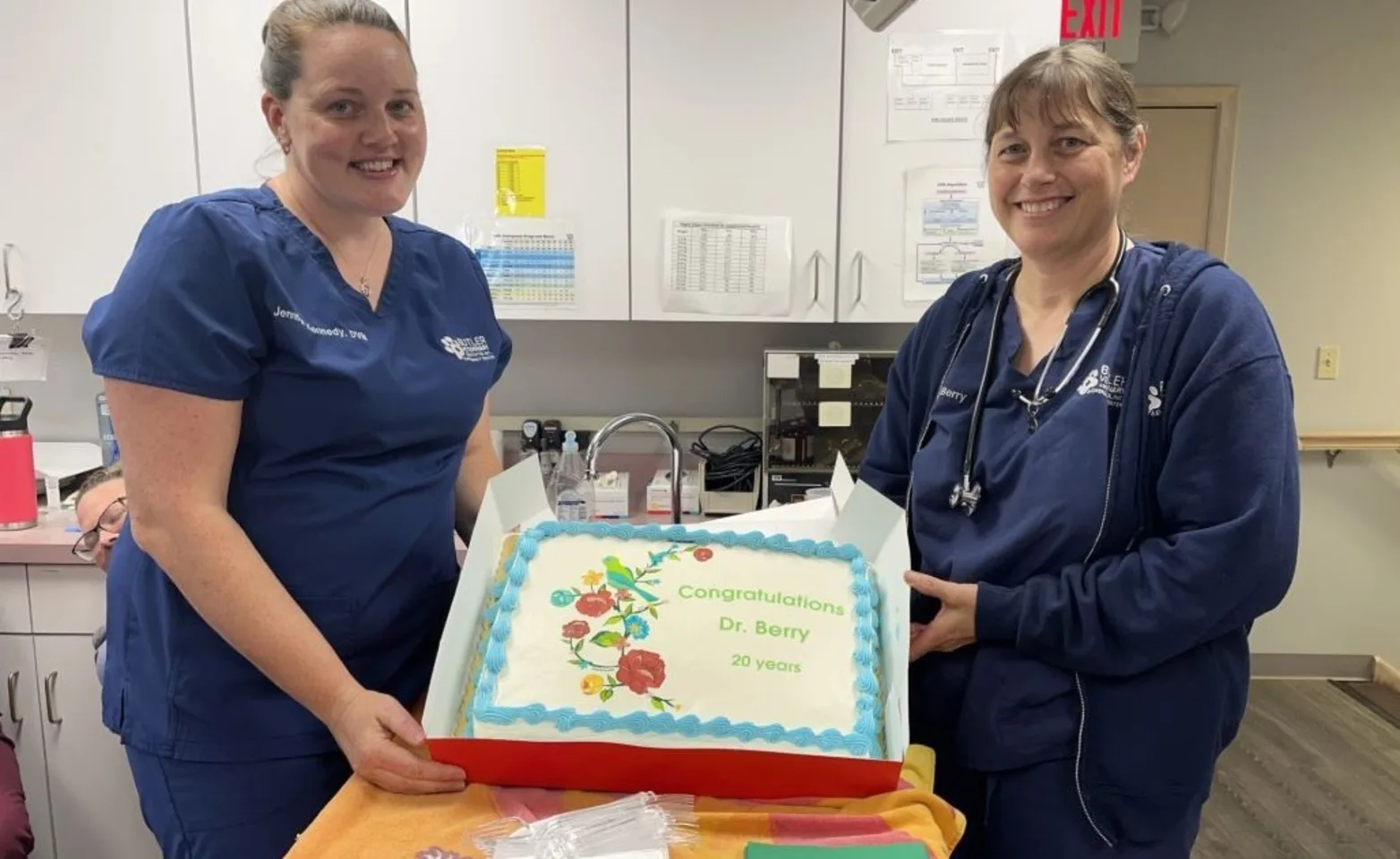 Dr. Berry celebrating 20 years at Butler Veterinary Associates & Emergency Center Dr. Berry celebrating 20 years at Butler Veterinary Associates & Emergency Center