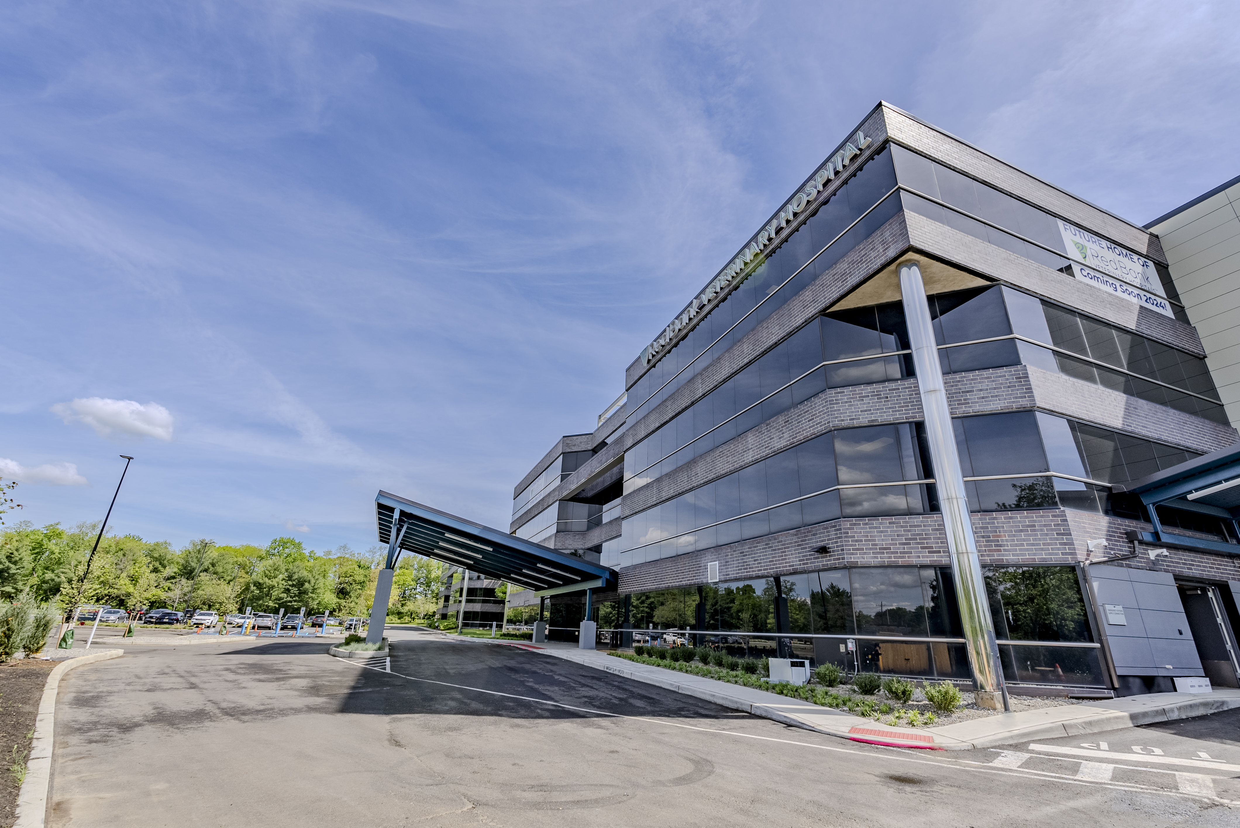 New building side view