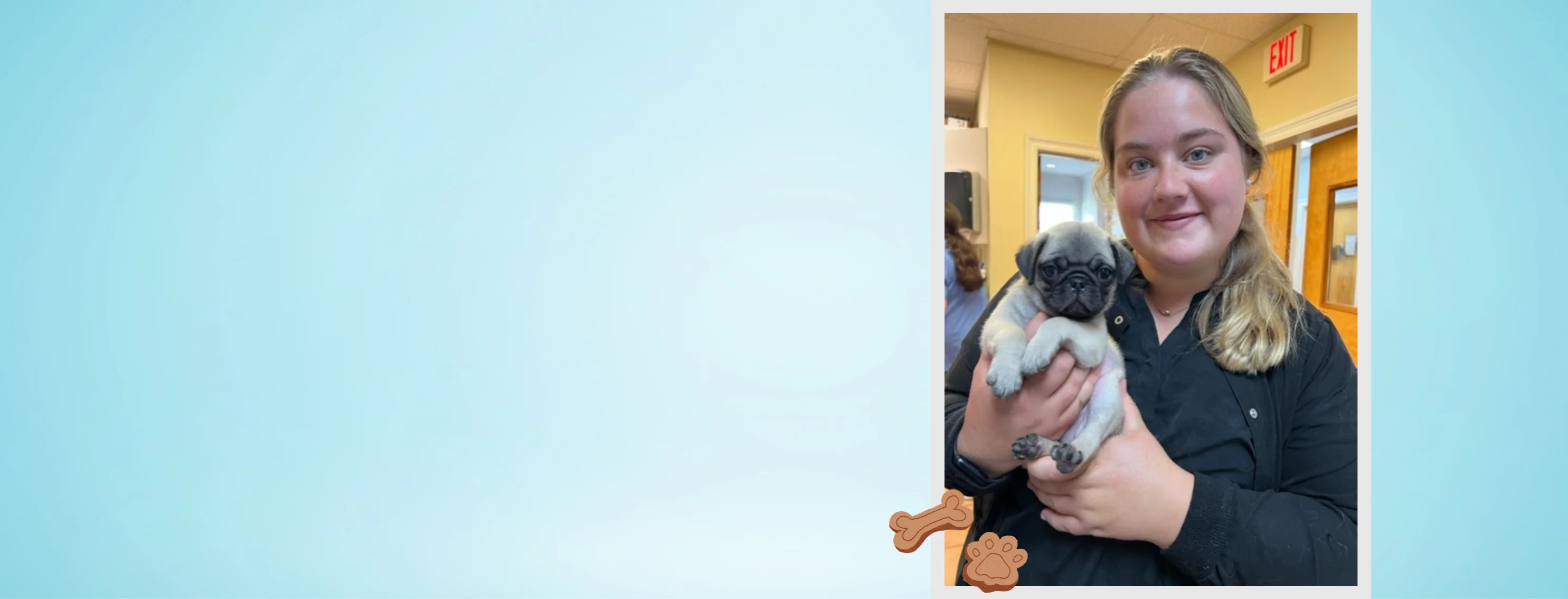 Louie holding puppy Louie holding puppy