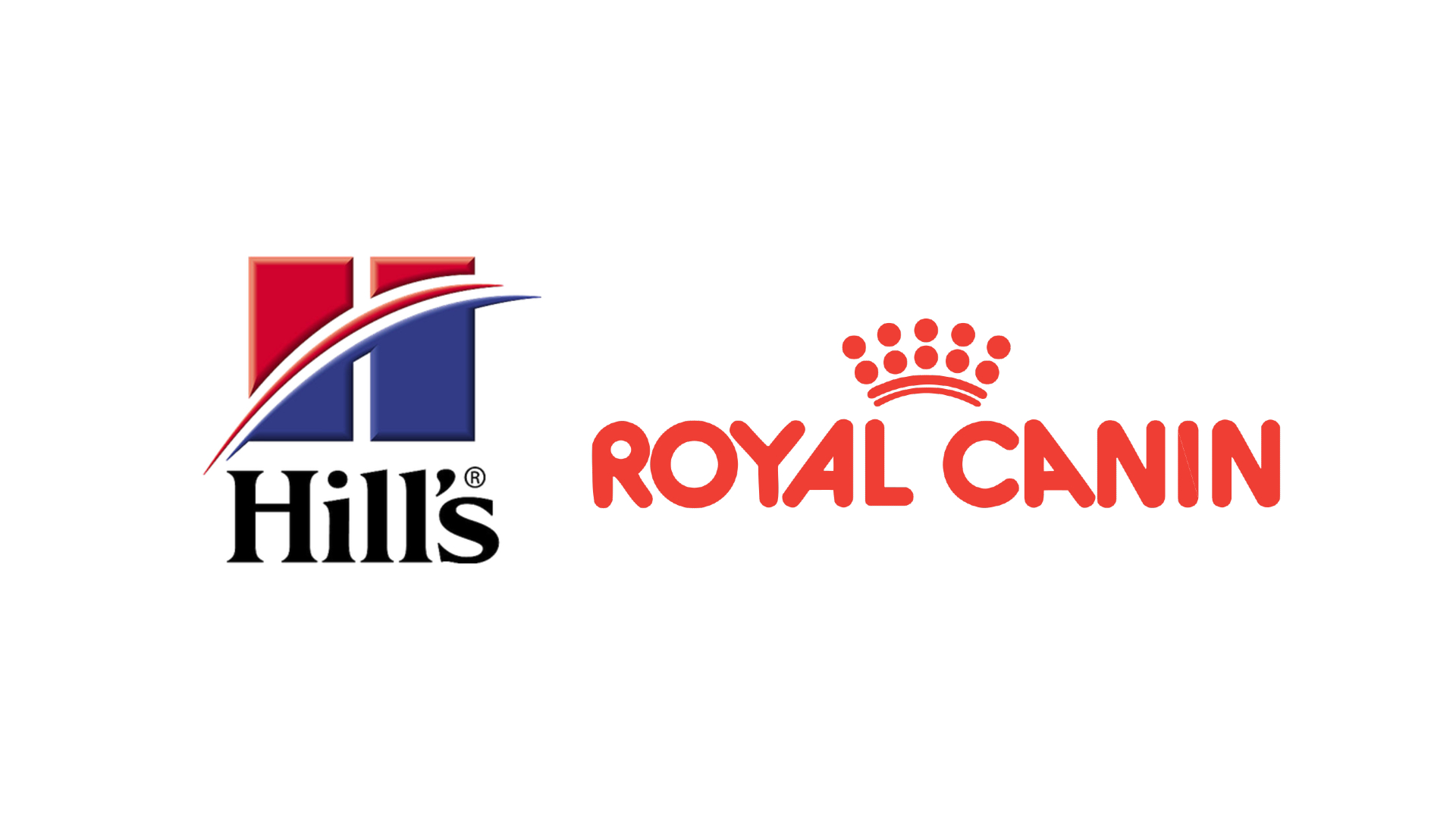 Hill's and Royal Canin brand dog foods