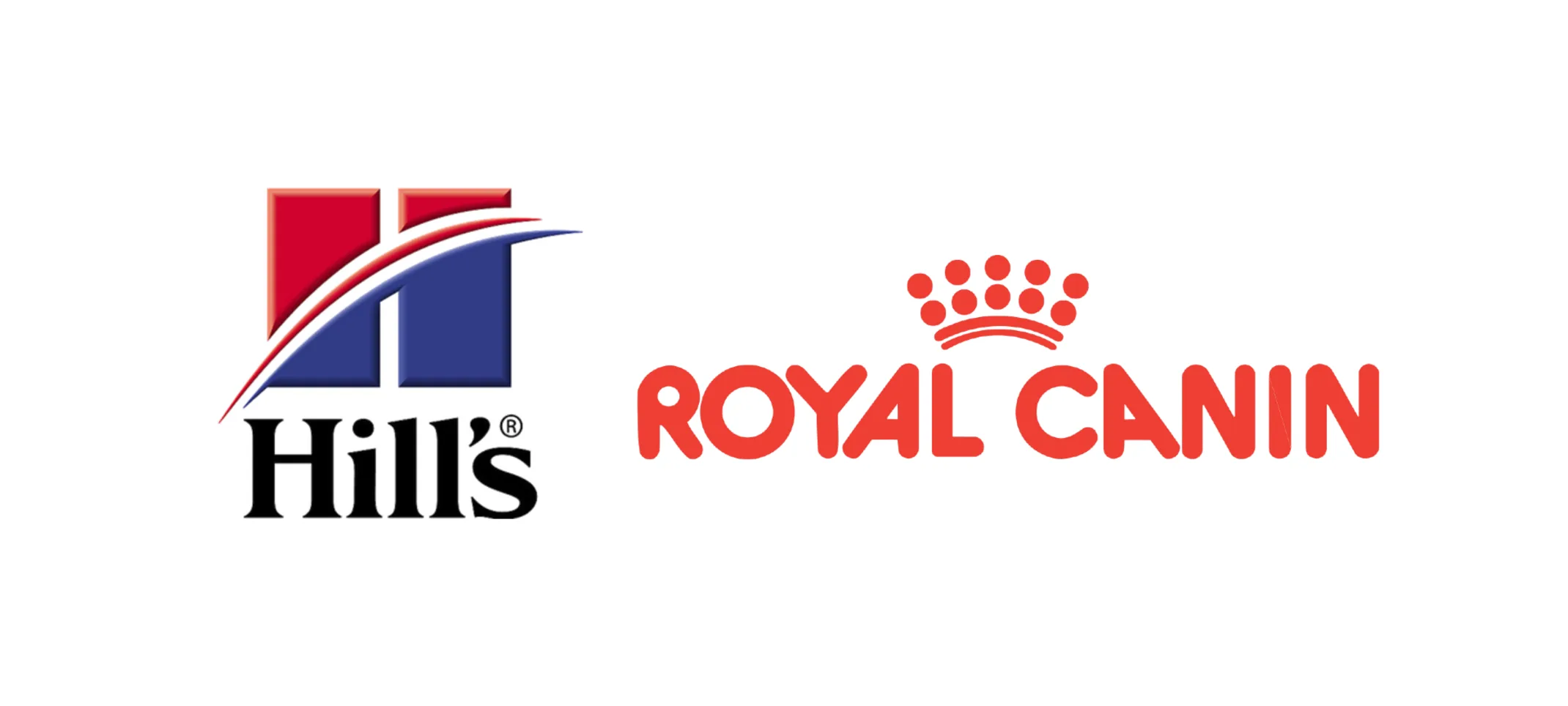 Hill's and Royal Canin brand dog foods