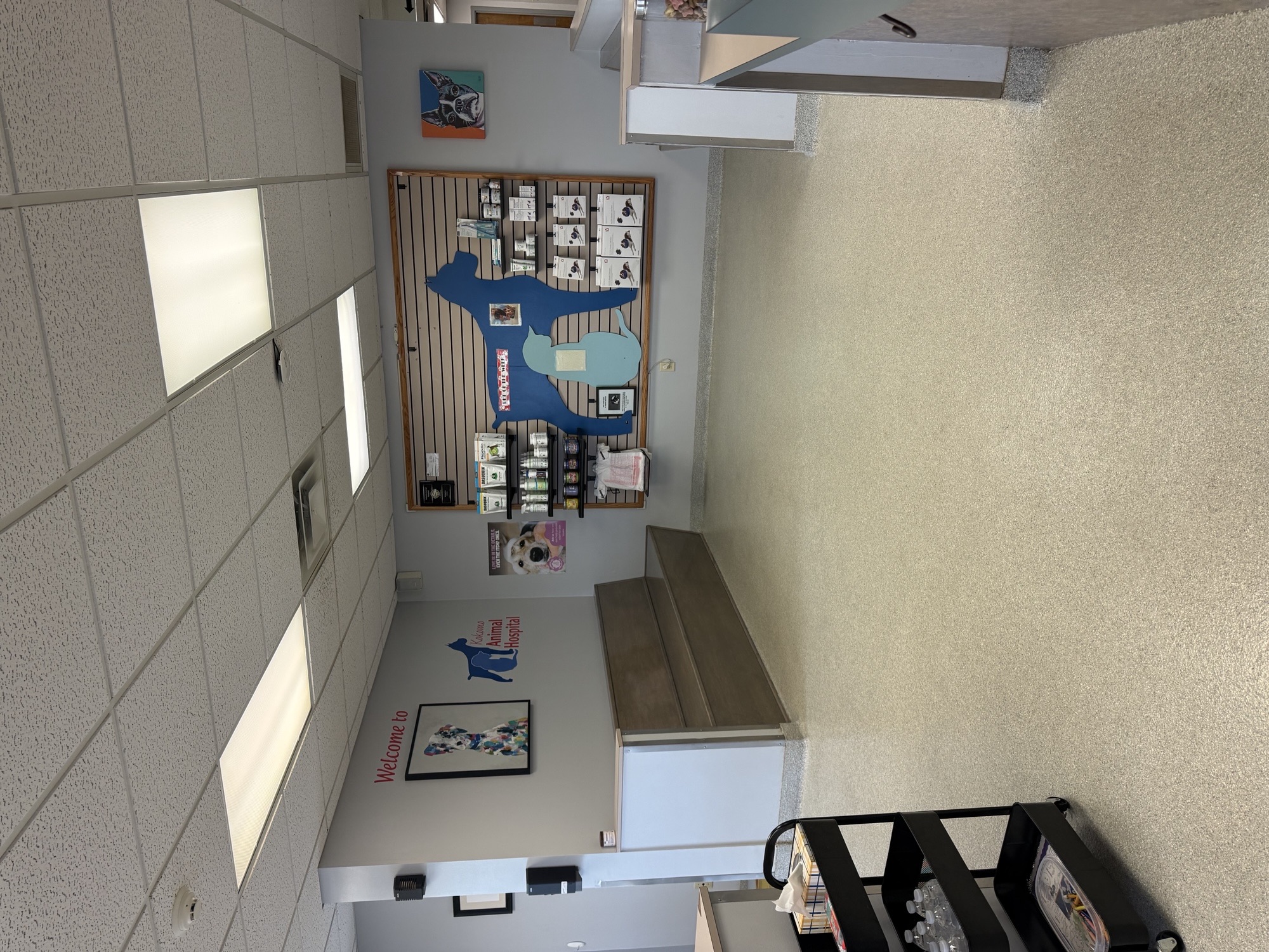 "Pet of the Week" Wall + Pet Supplies at Kokomo Animal Hospital