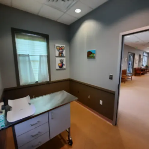 Exam Room Leading Out to Waiting Area