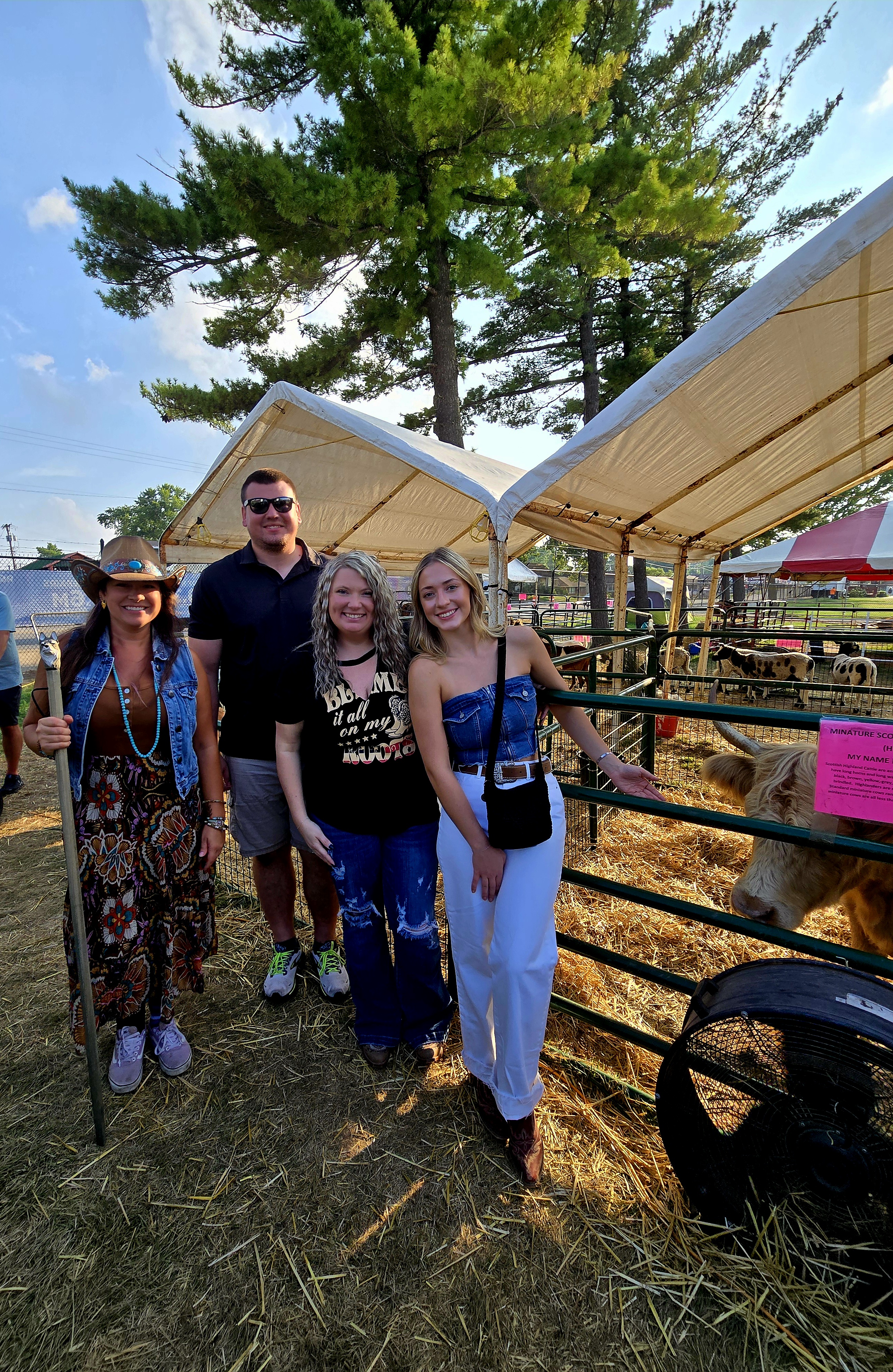 Staff at Harvest festival