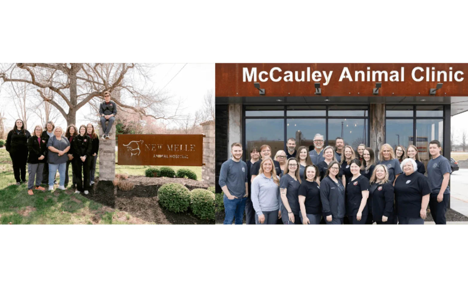 McCauley Animal Clinic & New Melle Animal Hospital Staff McCauley Animal Clinic & New Melle Animal Hospital Staff