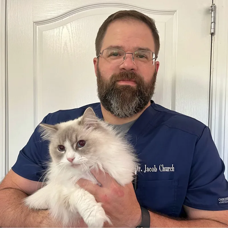 Dr. Jacob Church from Bienville Animal Medical Center staff photo Dr. Jacob Church from Bienville Animal Medical Center staff photo