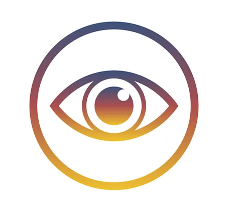 Icon of an eye. Icon of an eye.