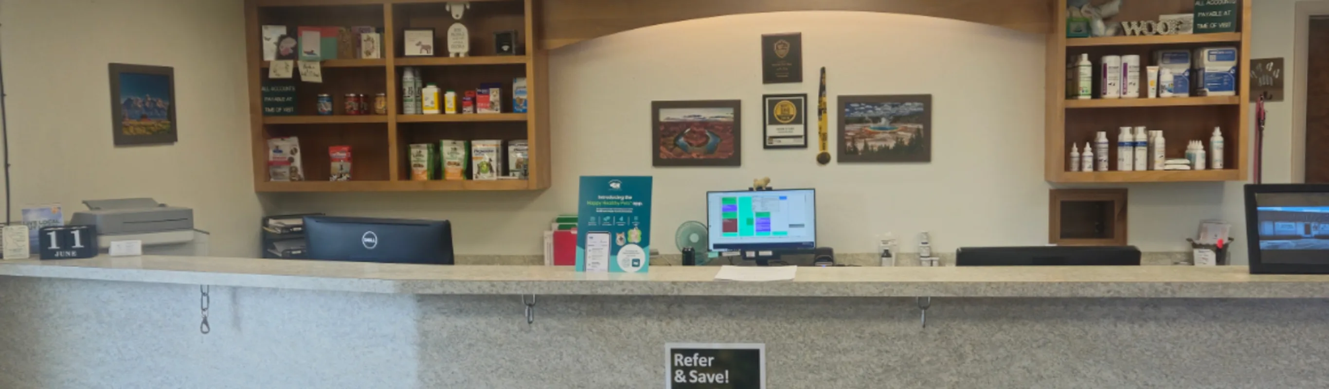 Lobby of Eastside Pet Clinic Lobby of Eastside Pet Clinic