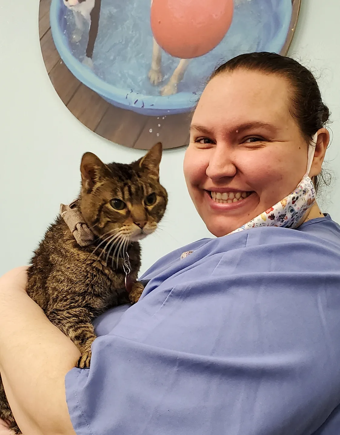 Lindsay H. with cat Lindsay H. with cat