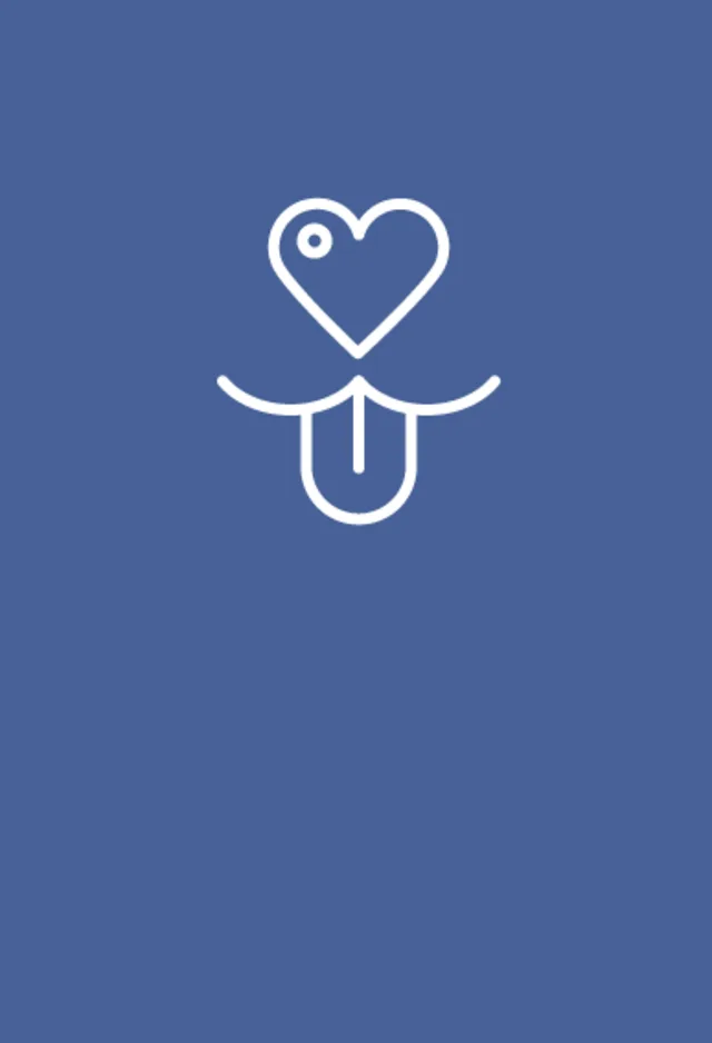 Dog heart nose icon Dog heart nose icon