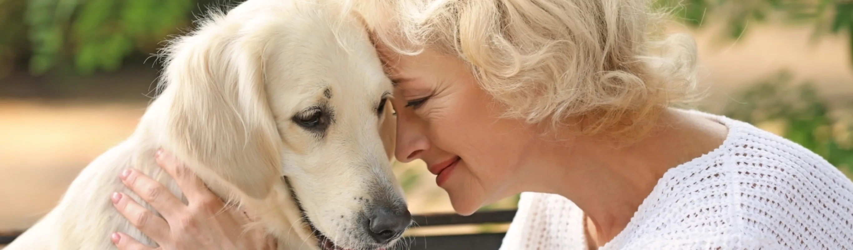 Woman Cuddling Dog Woman Cuddling Dog