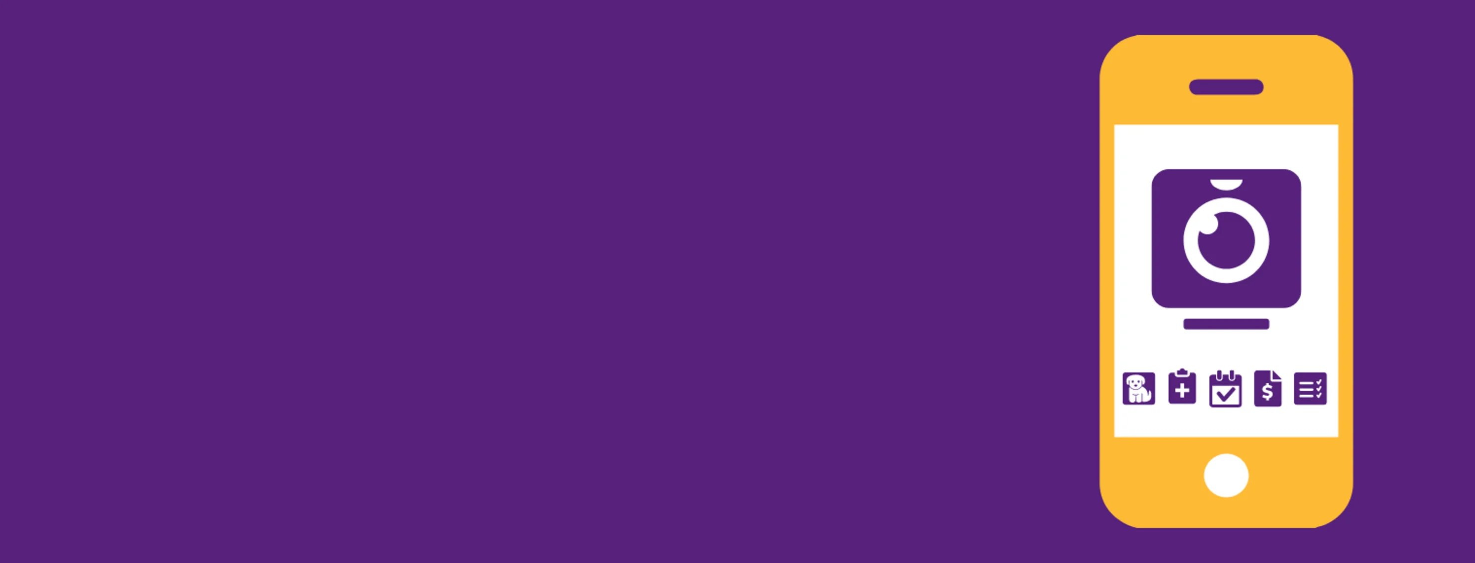 Drawing of a smart phone highlighting a web cam icon Drawing of a smart phone highlighting a web cam icon