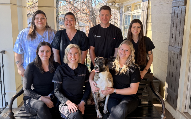 The veterinary technicians of Hamby Road Animal Hospital