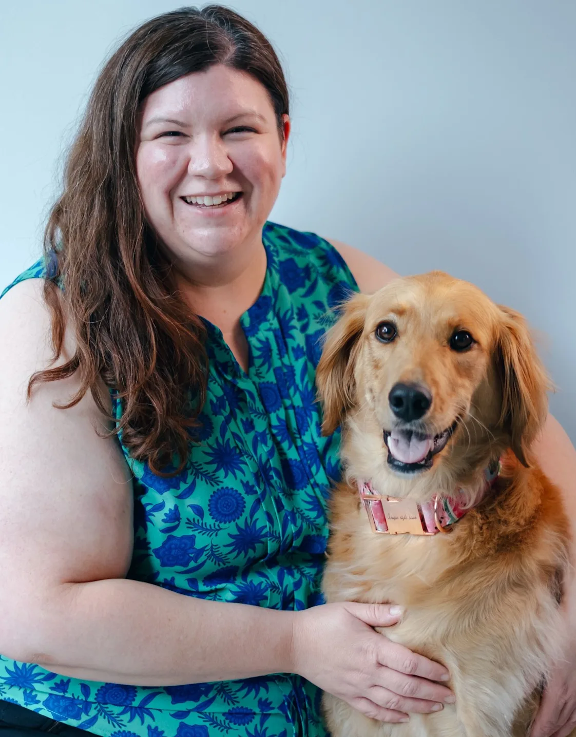 A veterinarian posing for a photo A veterinarian posing for a photo