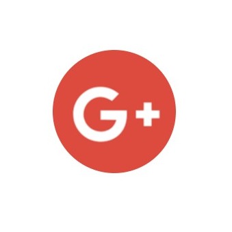 Google+ Icon on Red Background