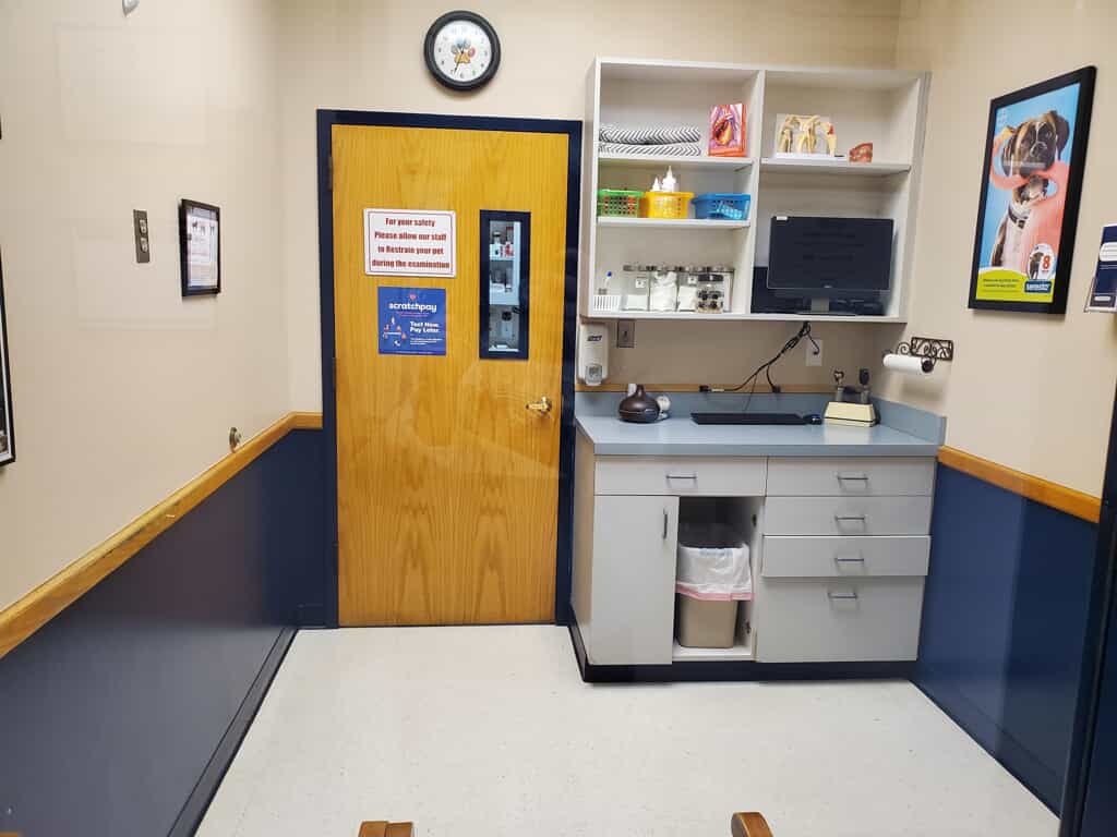 Room for patients to be seen in