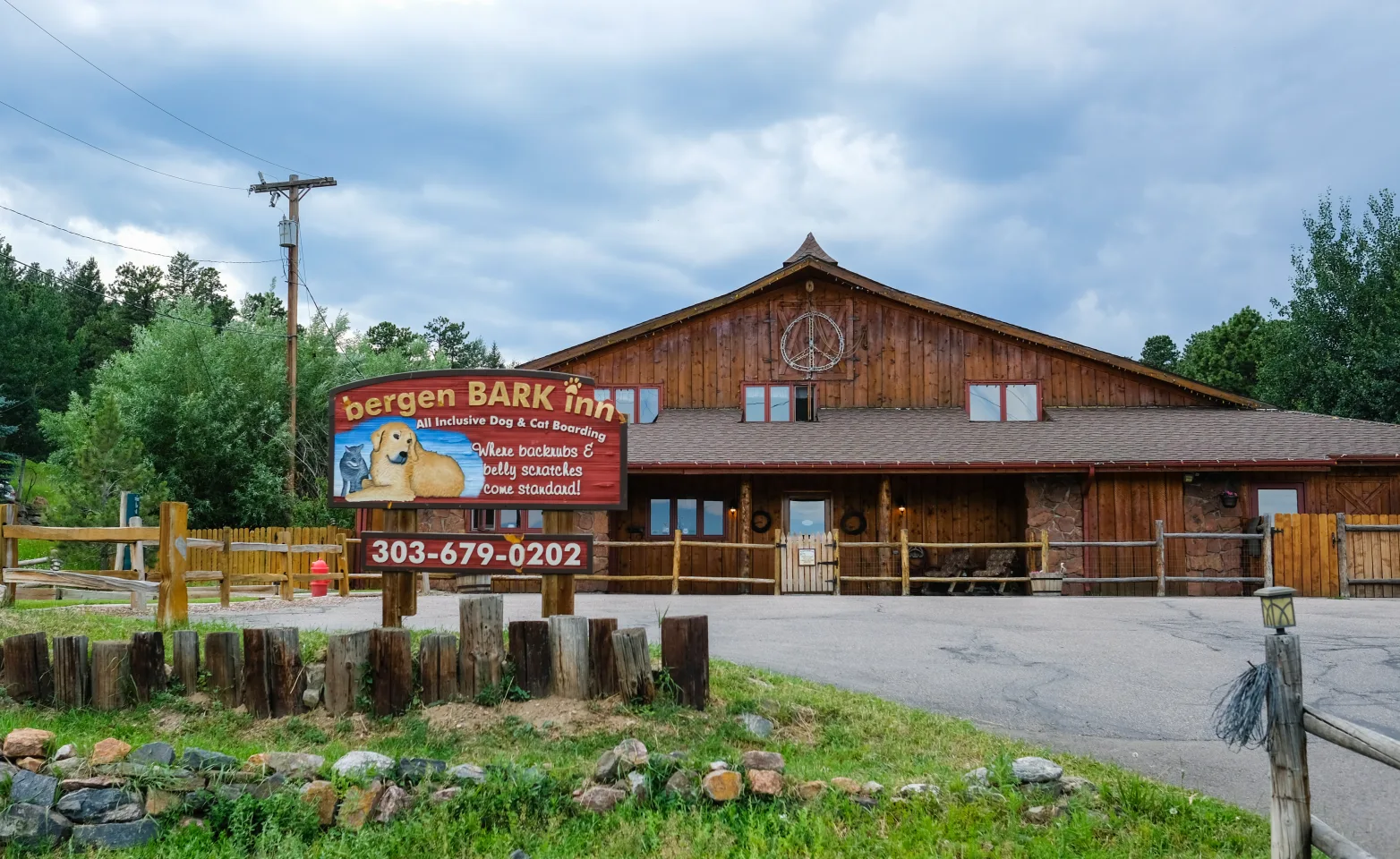Front of Bergen Bark Inn Front of Bergen Bark Inn