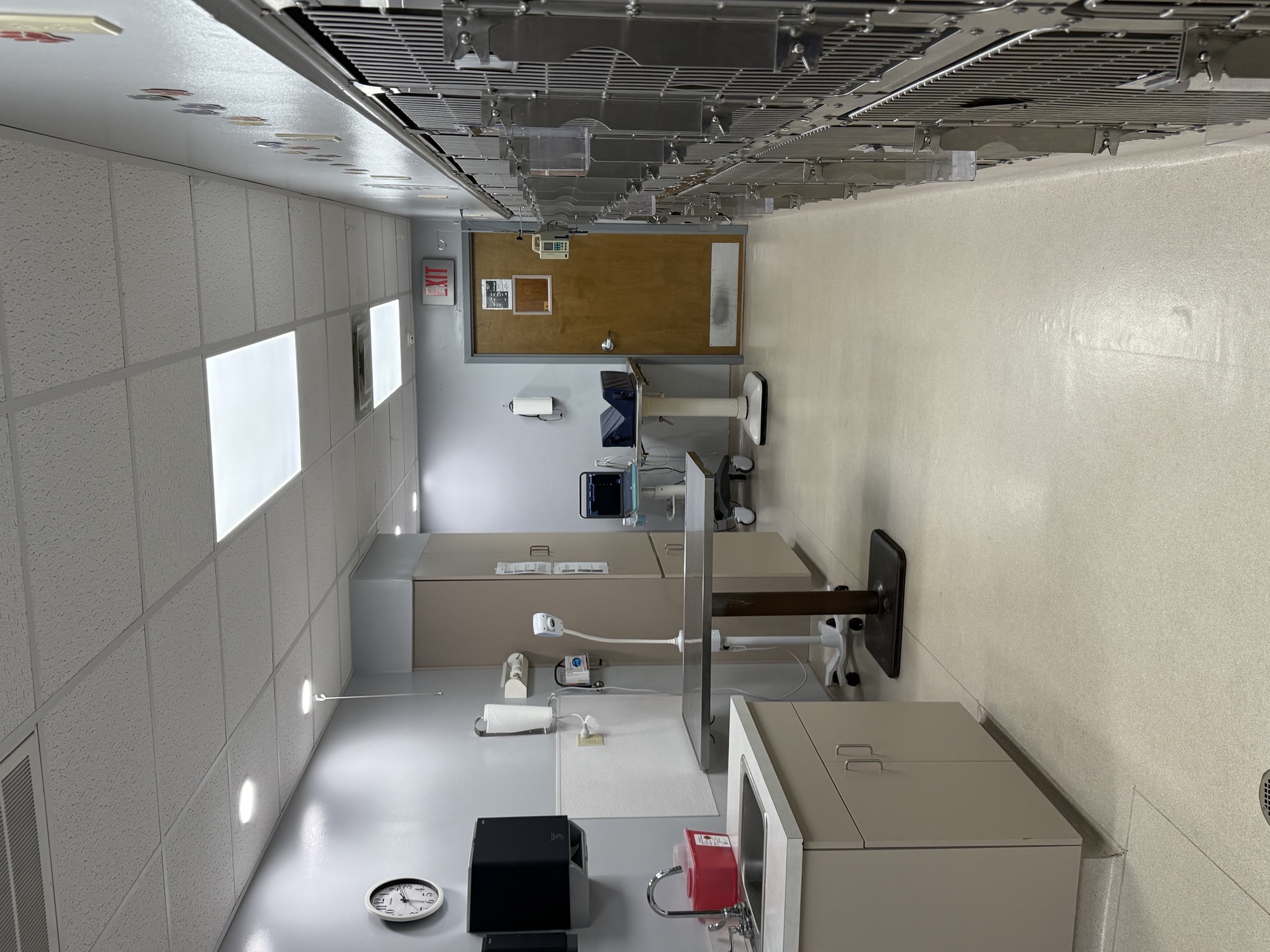 Exam Table Near Kennels at Kokomo Animal Hospital