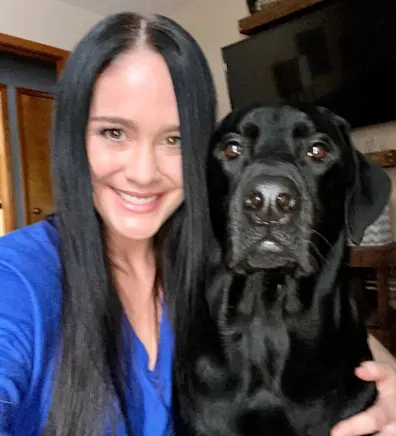 MERISA WITH A DOG MERISA WITH A DOG