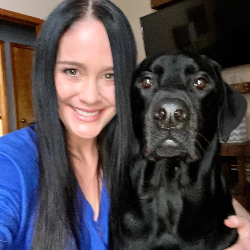 MERISA WITH A DOG MERISA WITH A DOG