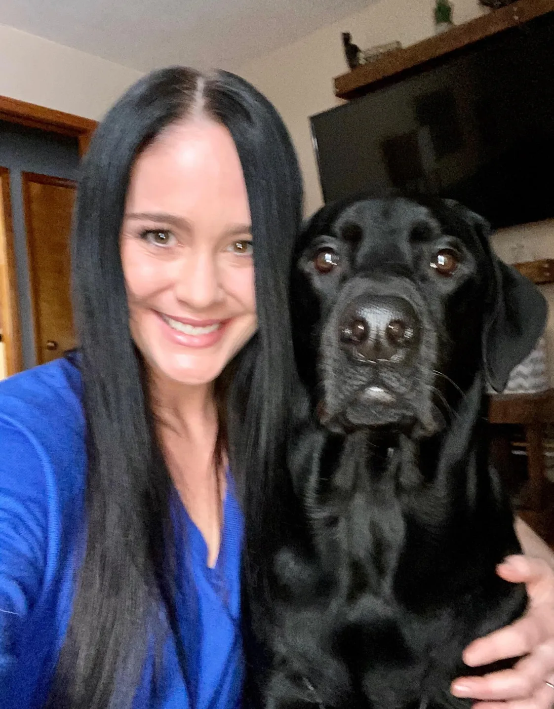 MERISA WITH A DOG MERISA WITH A DOG