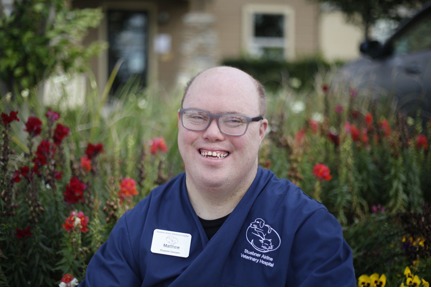 Matthew at Stuebner Airline Veterinary Hospital