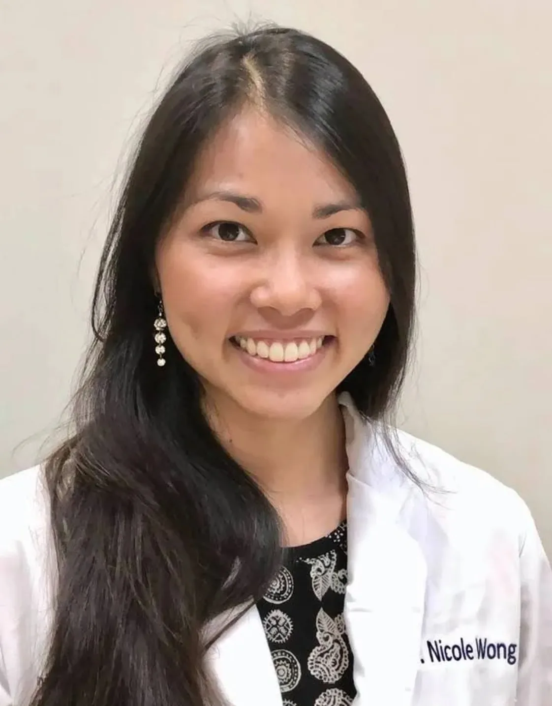 Photo of Dr. Nicole Wong. Photo of Dr. Nicole Wong.