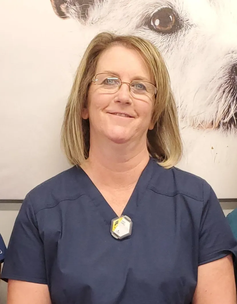 Sandy Carrell, staff at Appalachian Veterinary Hospital