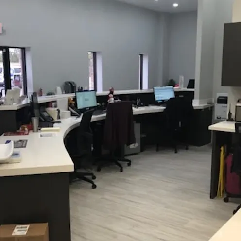 Longwood Animal and Pet Resort front desk Longwood Animal and Pet Resort front desk