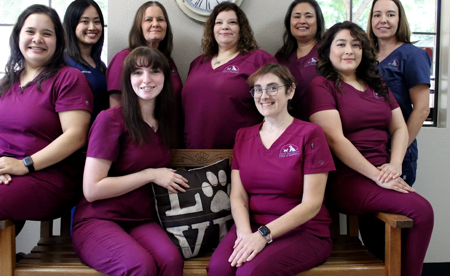 staff smiling staff smiling