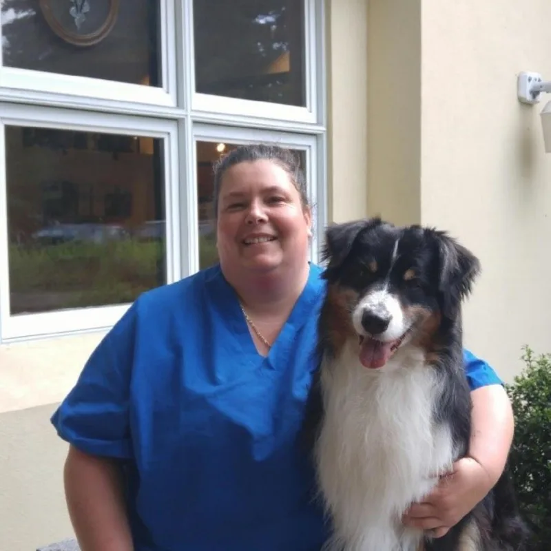 Sue our lead doggy daycare attendant Sue our lead doggy daycare attendant