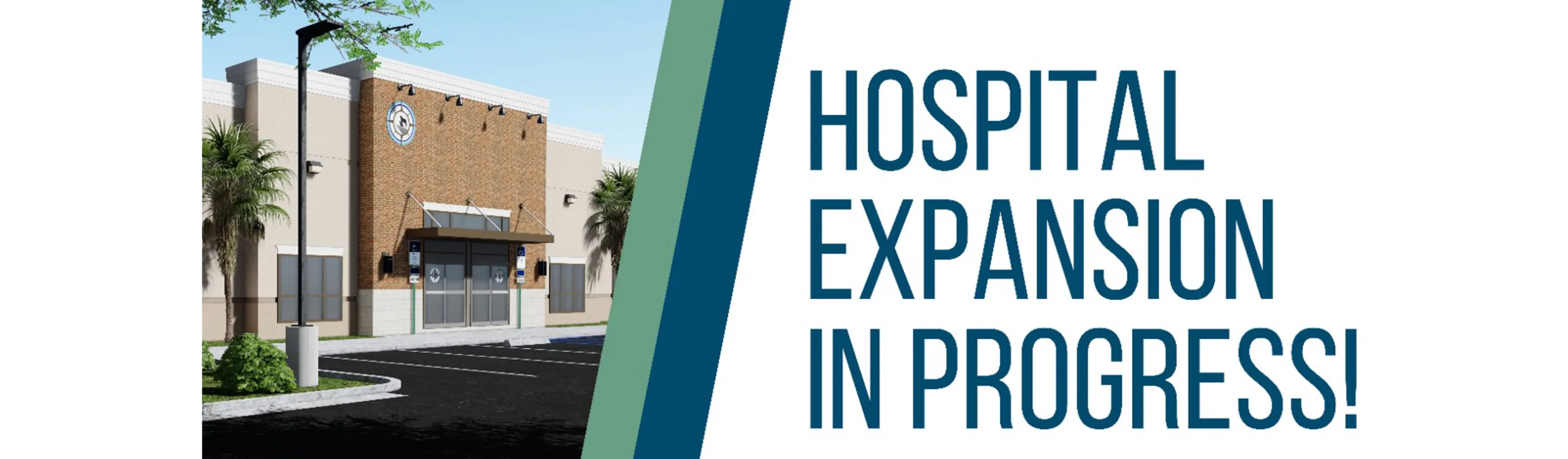 Hospital expansion in progress Hospital expansion in progress