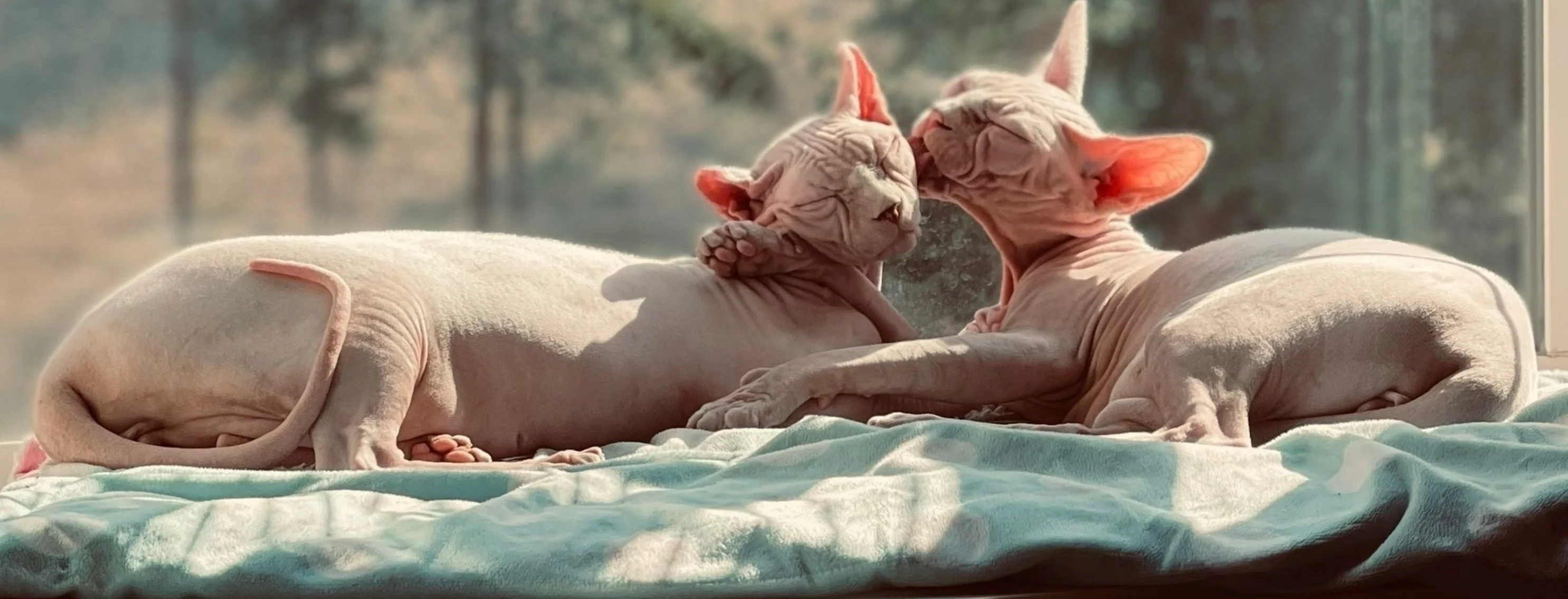 Two cats Rose Valley Veterinary Hospital Two cats Rose Valley Veterinary Hospital