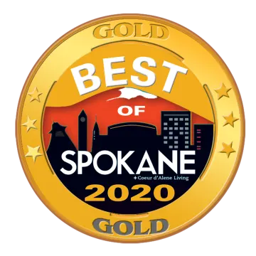 Gold Best of Spokane 2020 Logo