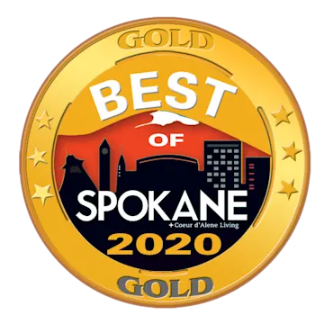 Gold Best of Spokane 2020 Logo Gold Best of Spokane 2020 Logo