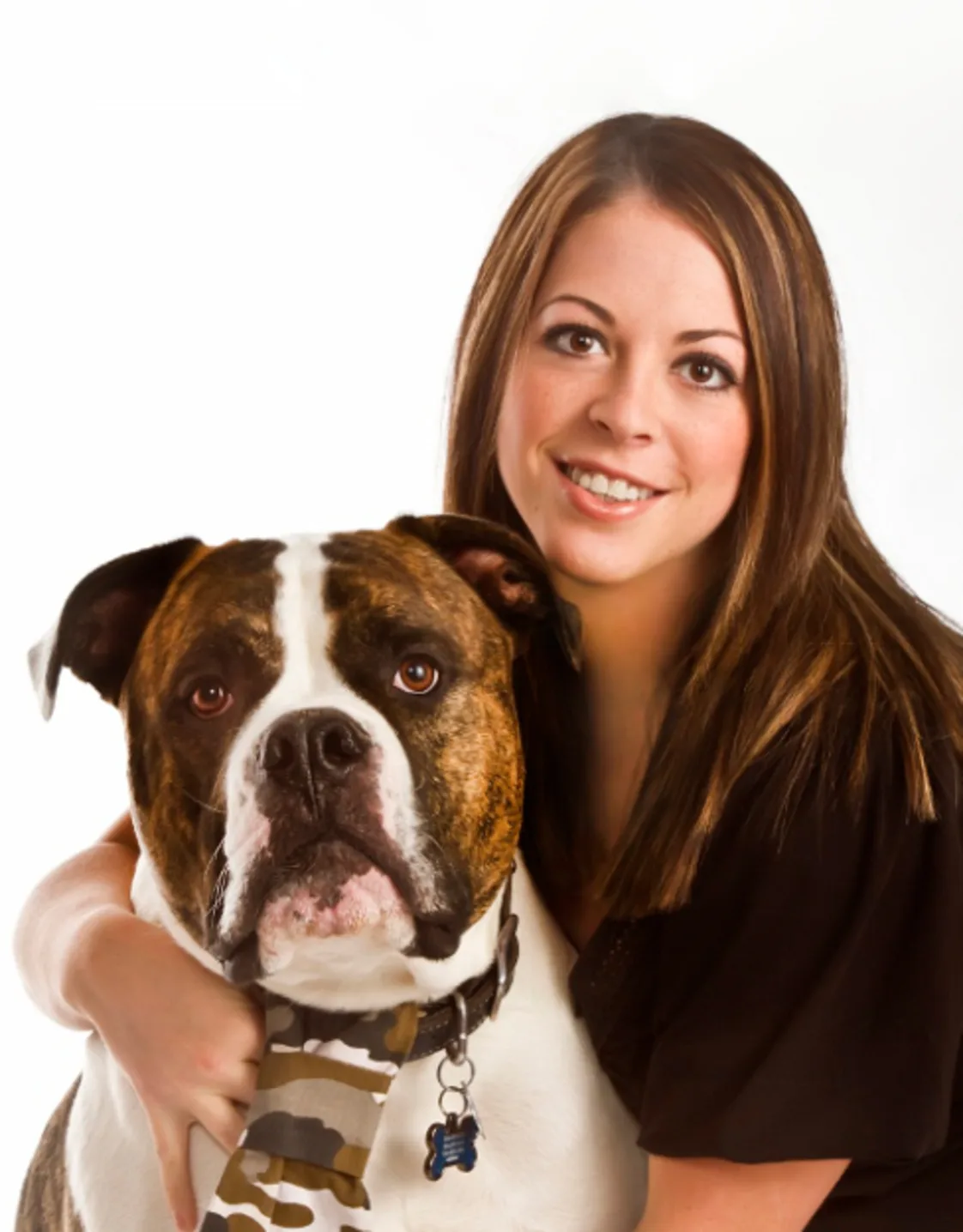 Jessica with dog Jessica with dog