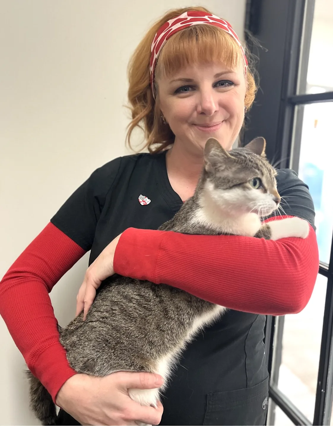 A portrait photo of Veterinary Assistant Sarah A portrait photo of Veterinary Assistant Sarah