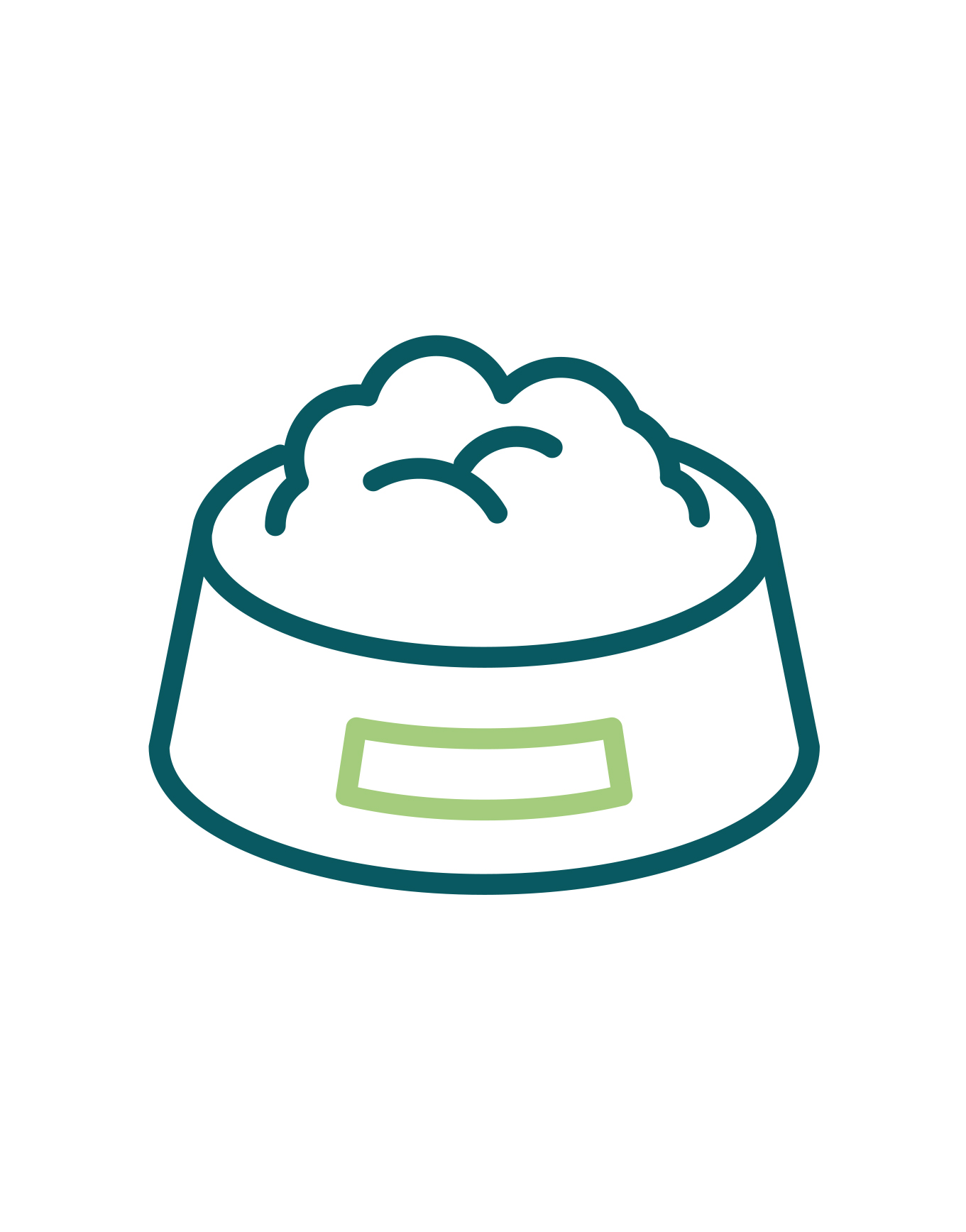 animal food bowl icon