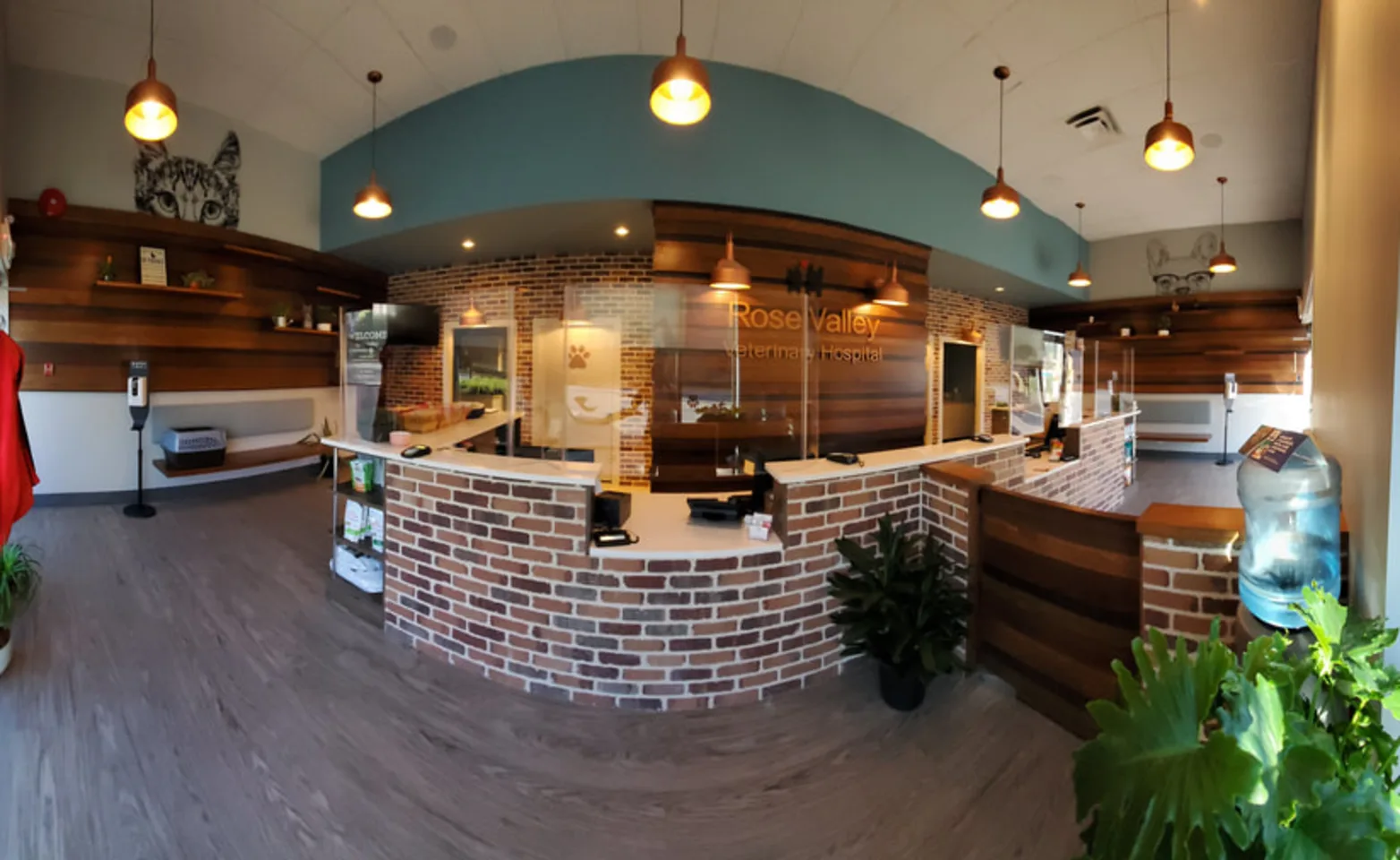 Rose Valley Veterinary Hospital front desk and reception Rose Valley Veterinary Hospital front desk and reception