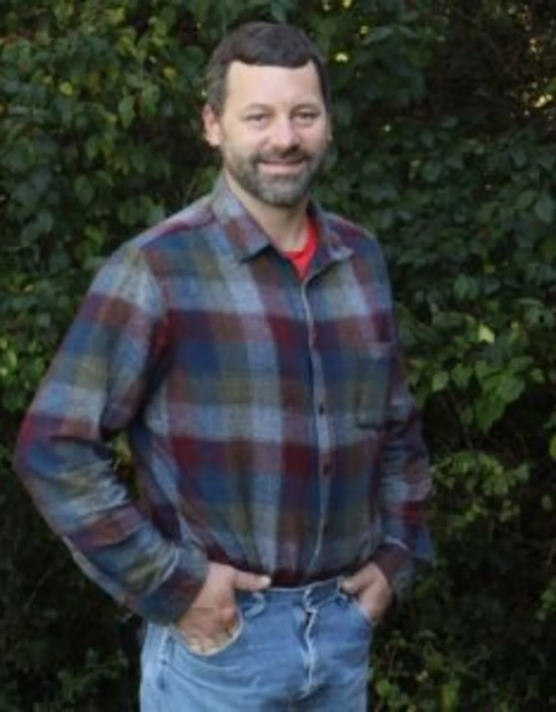 Steve in front of some trees Steve in front of some trees