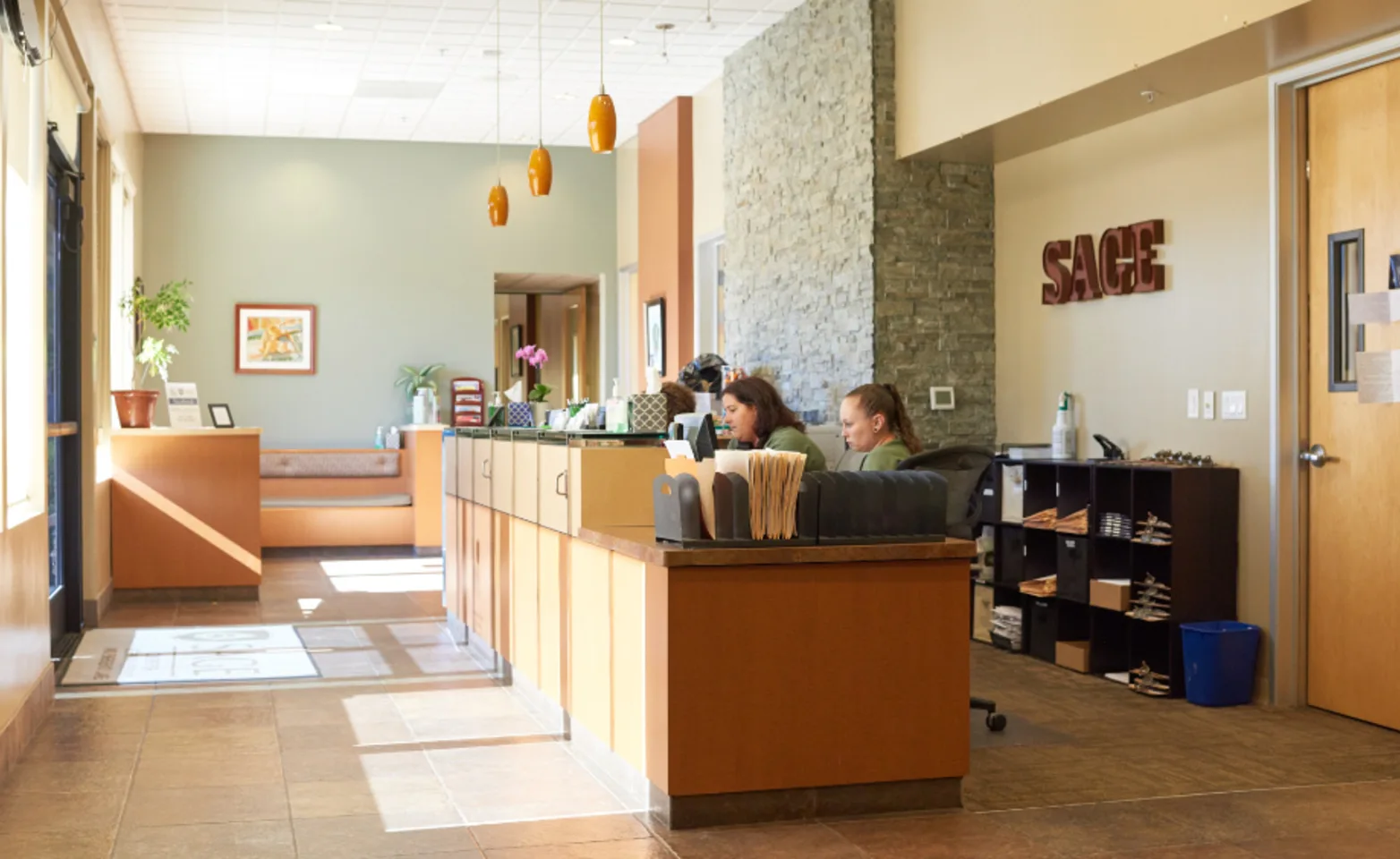 2 Receptionists Working at SAGE Veterinary Center - Dublin 2 Receptionists Working at SAGE Veterinary Center - Dublin