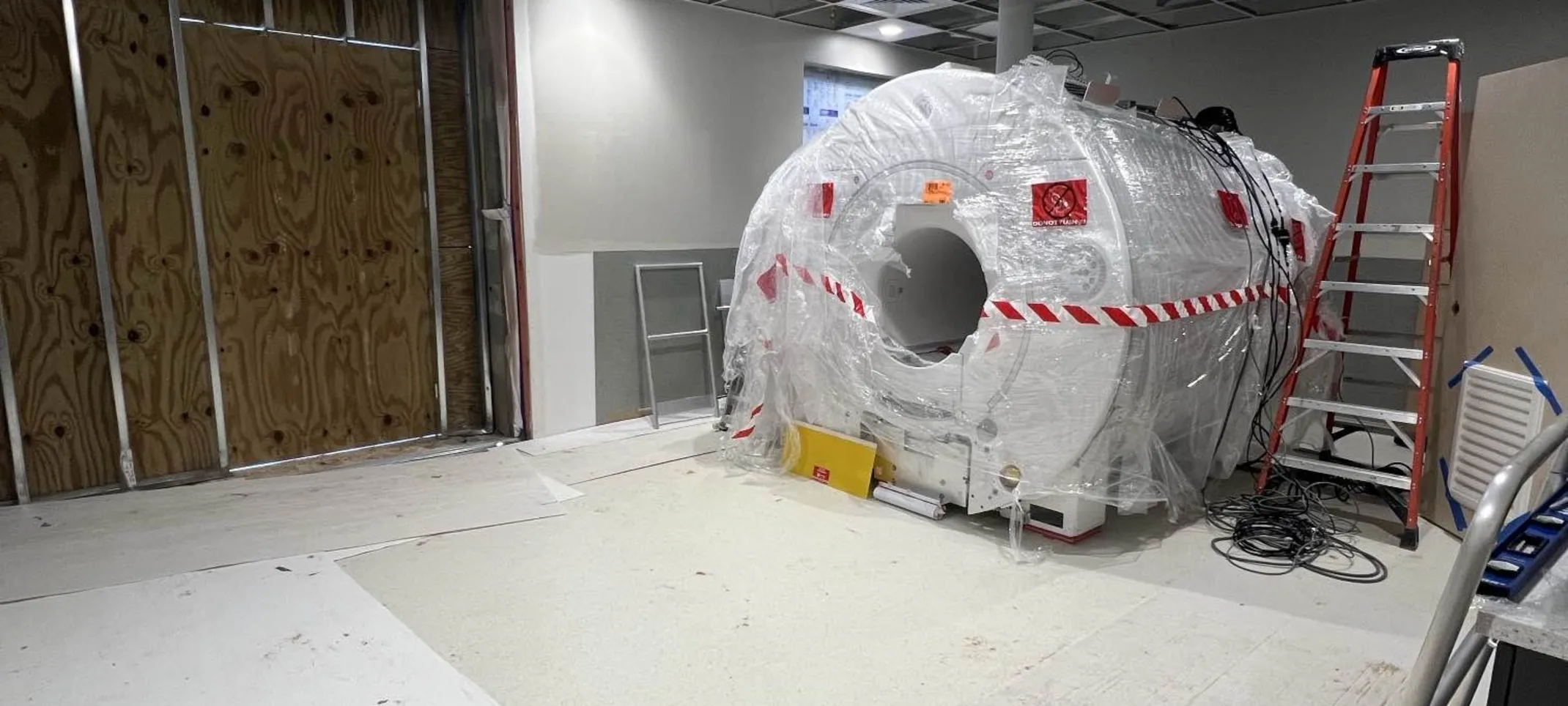 MRI machine inside hospital MRI machine inside hospital